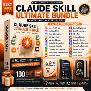 claude skill ultimate bundle poster