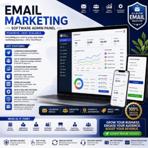 email marketing software admin panel