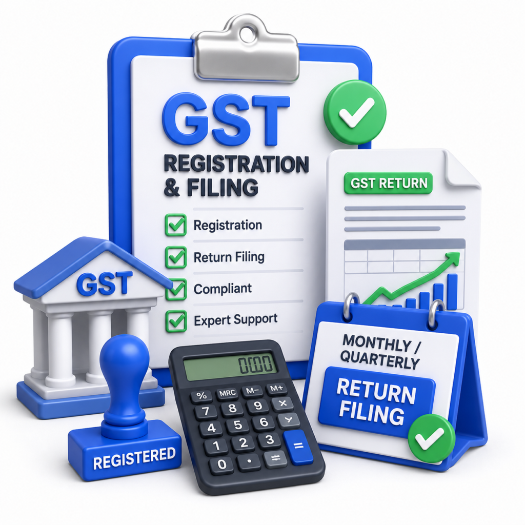 gst registration and filing tools
