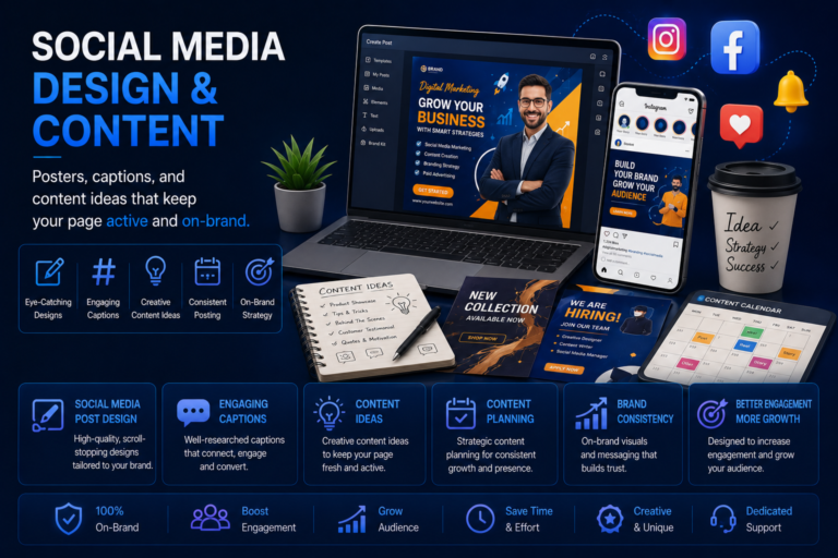 social media design & content