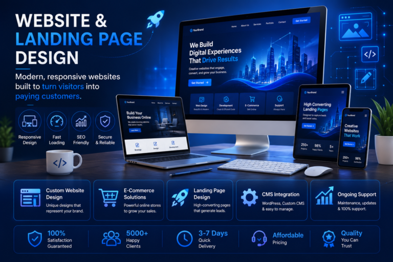 website & landing page design