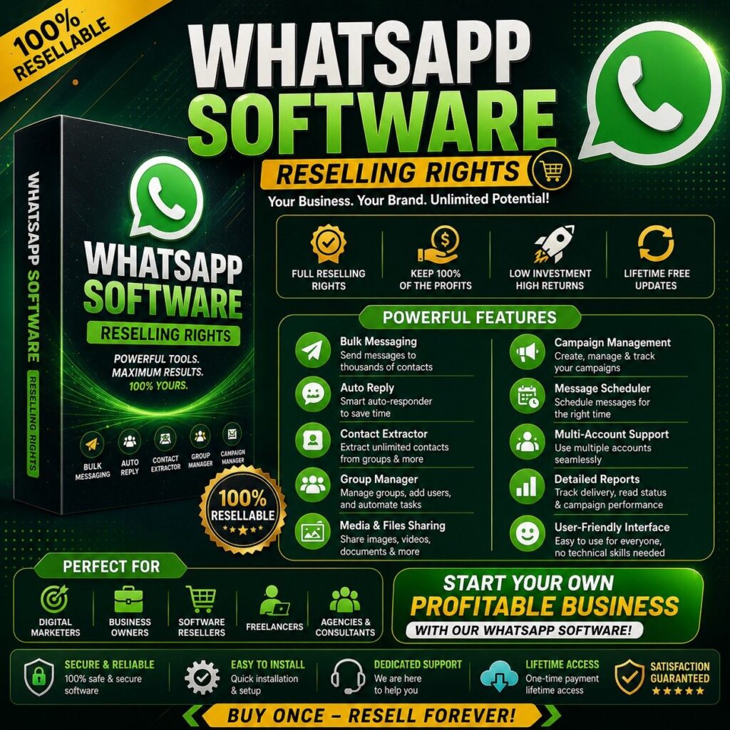 whatsappsoftware resellingright